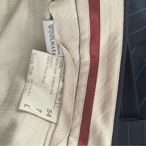 Canali  Navy Pinstripe Interior Detail